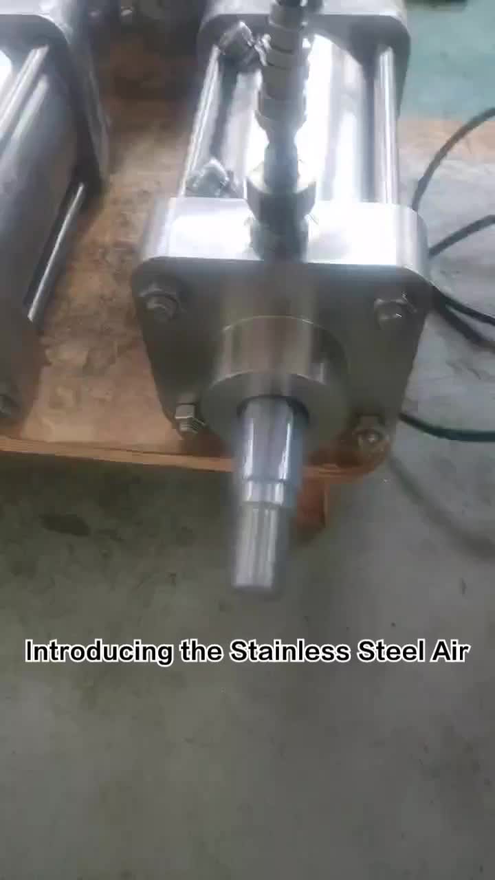 45 Steel Engineering Automation Air Pneumatic Cylinder Acting Customized Standard 1